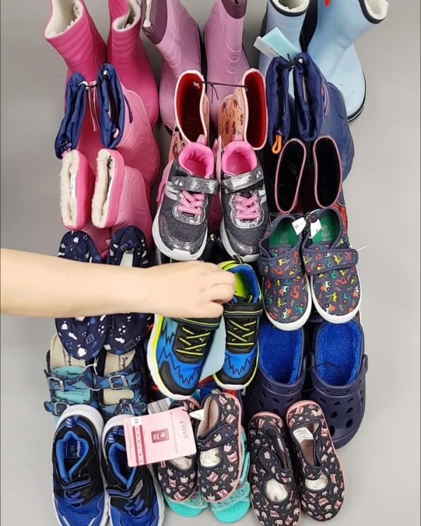 Фотография  604 - Обувь ALDI дети лето#10 кг, ЛОТ №4455 оптом в Саранске и Мордовии