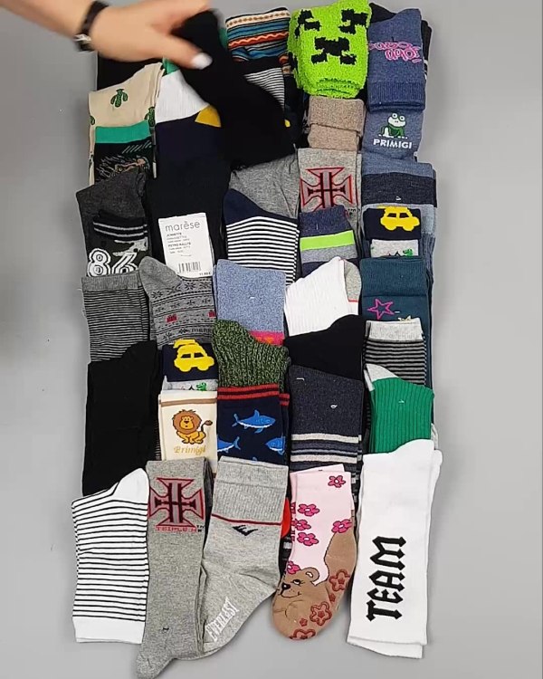 Фотография  618 - Носки дети СТОК зима#5 кг, ЛОТ №4870 оптом в Саранске и Мордовии