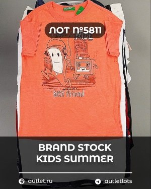 Купить BRAND STOCK Kids Summer#10 кг, ЛОТ №5811 оптом в Саранске и Мордовии