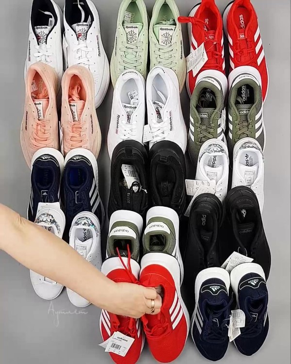 Фотография  496 - Кроссовки Adidas+Reebok#15 шт, ЛОТ №6145 оптом в Саранске и Мордовии