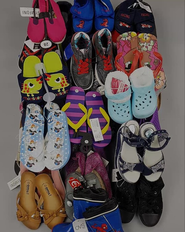 Фотография  409 - Обувь детская СТОК Summer#7,85 кг, ЛОТ №6196 оптом в Саранске и Мордовии