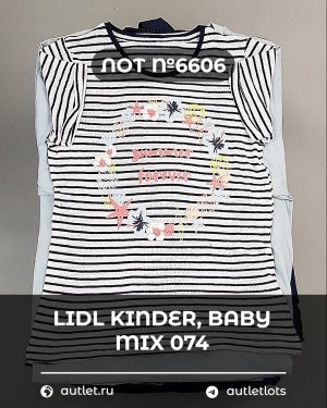 Купить LIDL Kinder Baby Winter 074#7 кг, ЛОТ №6606 оптом в Саранске и Мордовии