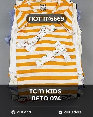 Купить TCM Kids лето 074#7 кг, ЛОТ №6669 оптом в Саранске и Мордовии