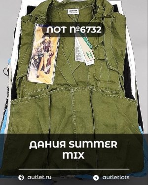 Купить ДАНИЯ Summer mix 24#15 кг, ЛОТ №6732 оптом в Саранске и Мордовии