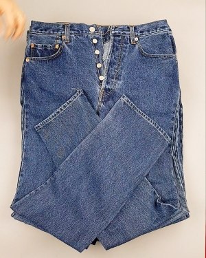 Фотография  852 - Джинсы LEVIS муж #7,6 кг, ЛОТ №7014 оптом в Саранске и Мордовии