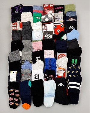 Купить Носки дети СТОК зима#5 кг, ЛОТ №6988 оптом в Саранске и Мордовии