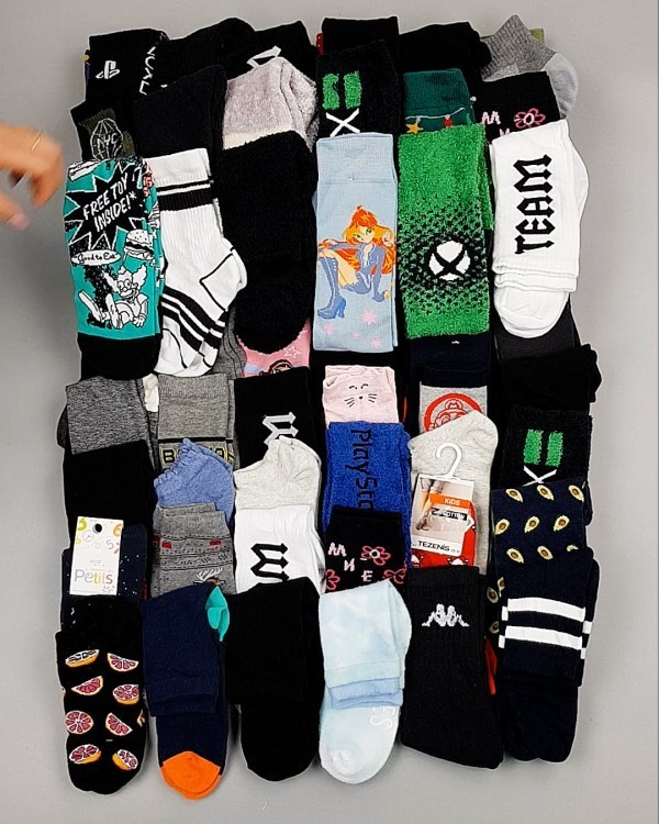 Фотография  334 - Носки дети СТОК зима#5 кг, ЛОТ №6988 оптом в Саранске и Мордовии