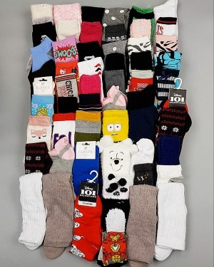 Купить Носки дети СТОК зима#5 кг, ЛОТ №6986 оптом в Саранске и Мордовии