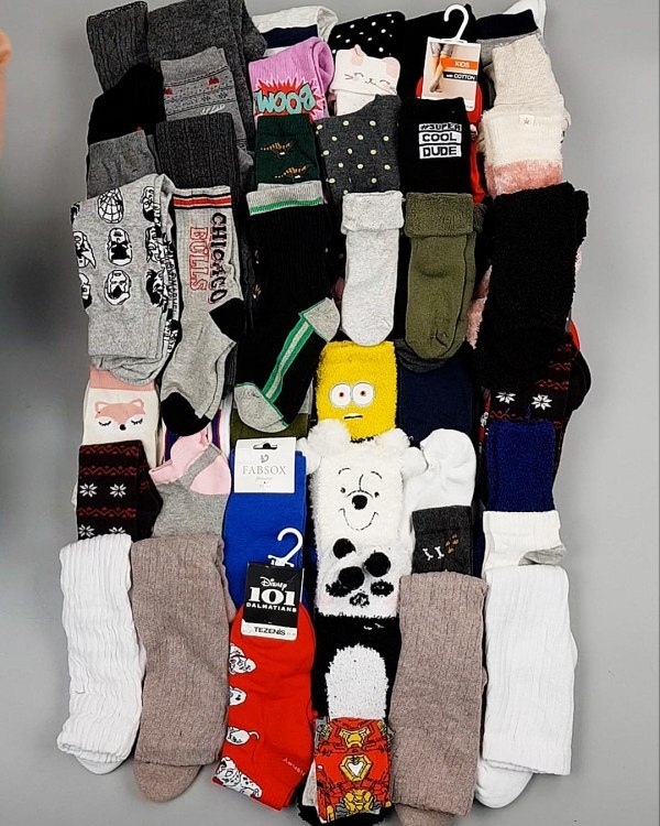 Фотография  407 - Носки дети СТОК зима#5 кг, ЛОТ №6986 оптом в Саранске и Мордовии