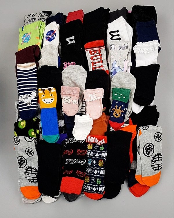 Фотография  879 - Носки дети СТОК зима#5 кг, ЛОТ №6989 оптом в Саранске и Мордовии