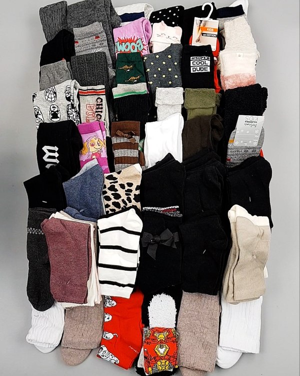 Фотография  831 - Носки дети СТОК зима#5 кг, ЛОТ №6986 оптом в Саранске и Мордовии