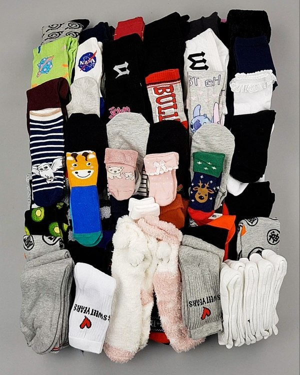 Фотография  737 - Носки дети СТОК зима#5 кг, ЛОТ №6989 оптом в Саранске и Мордовии