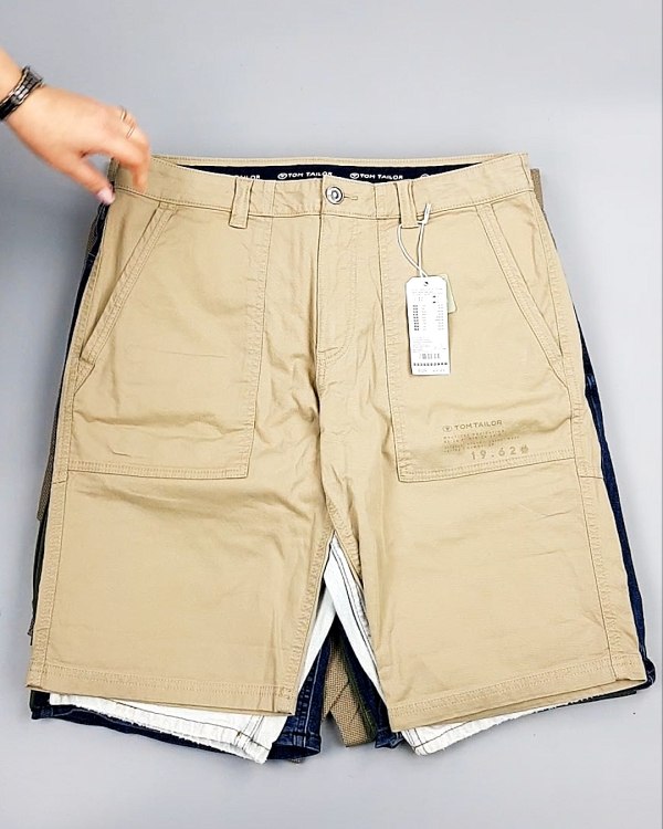 Фотография  408 - Шорты мужские TOM TAILOR 124#3,75 кг, ЛОТ №7600 оптом в Саранске и Мордовии