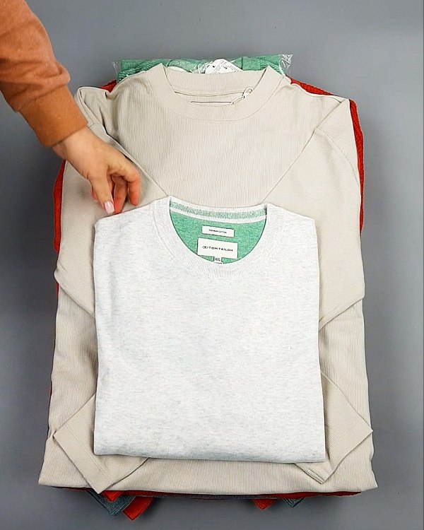 Фотография  514 - Джемпера легкие мужские TOM TAILOR 124#8,7 кг, ЛОТ №7606 оптом в Саранске и Мордовии