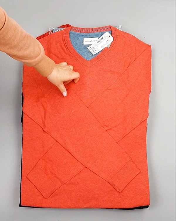 Фотография  703 - Джемпера легкие мужские TOM TAILOR 124#8,35 кг, ЛОТ №7605 оптом в Саранске и Мордовии