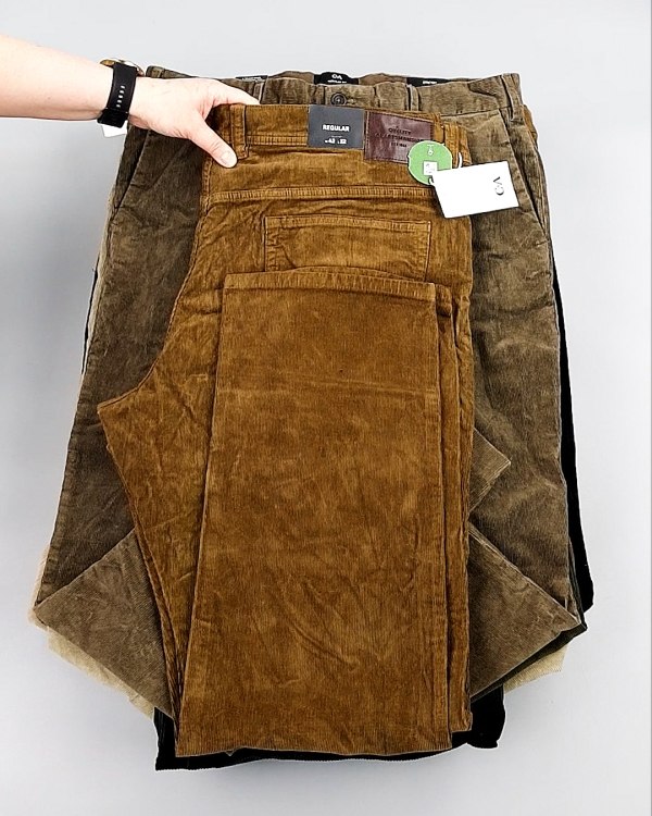 Фотография  719 - Брюки вельветовые м/ж C&A 025#10 кг, ЛОТ №8031 оптом в Саранске и Мордовии