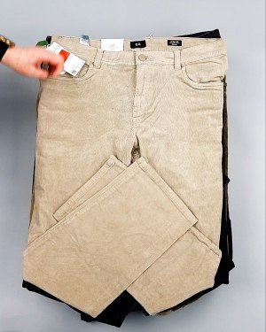 Фотография  833 - Брюки вельветовые м/ж C&A 025#10 кг, ЛОТ №7902 оптом в Саранске и Мордовии