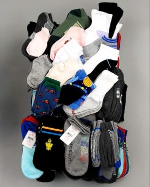 Фотография  437 - Носки дети лето CAN 084#5 кг, ЛОТ №8000 оптом в Саранске и Мордовии