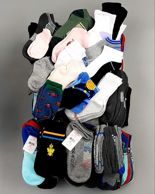 Фотография  805 - Носки дети лето CAN 084#5 кг, ЛОТ №8000 оптом в Саранске и Мордовии