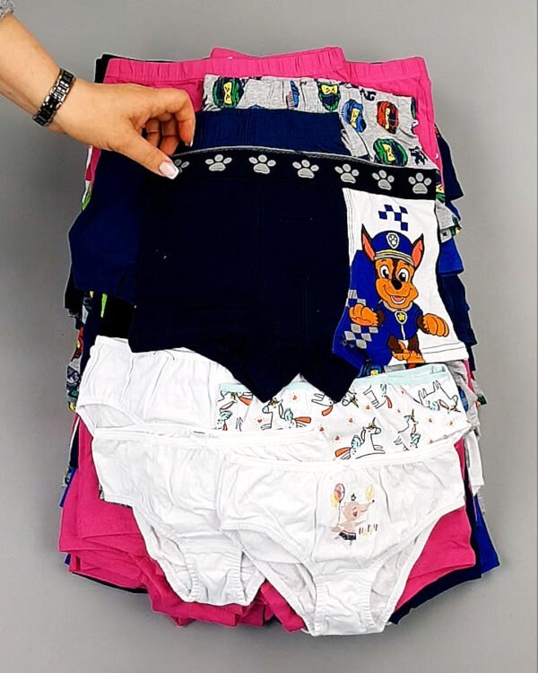 Фотография  482 - Нижнее белье LIDL Kids 074#5 кг, ЛОТ №8186 оптом в Саранске и Мордовии