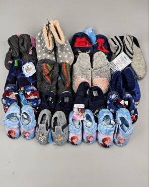 Купить Обувь домашняя дети СТОК 065#3,2 кг, ЛОТ СТ-9727 оптом в Саранске и Мордовии